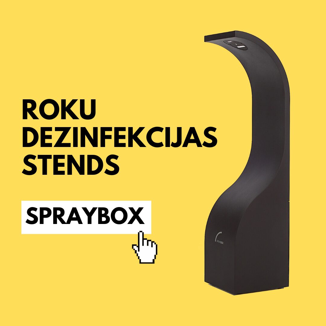 Spraybox - roku dezinfekcijas stends